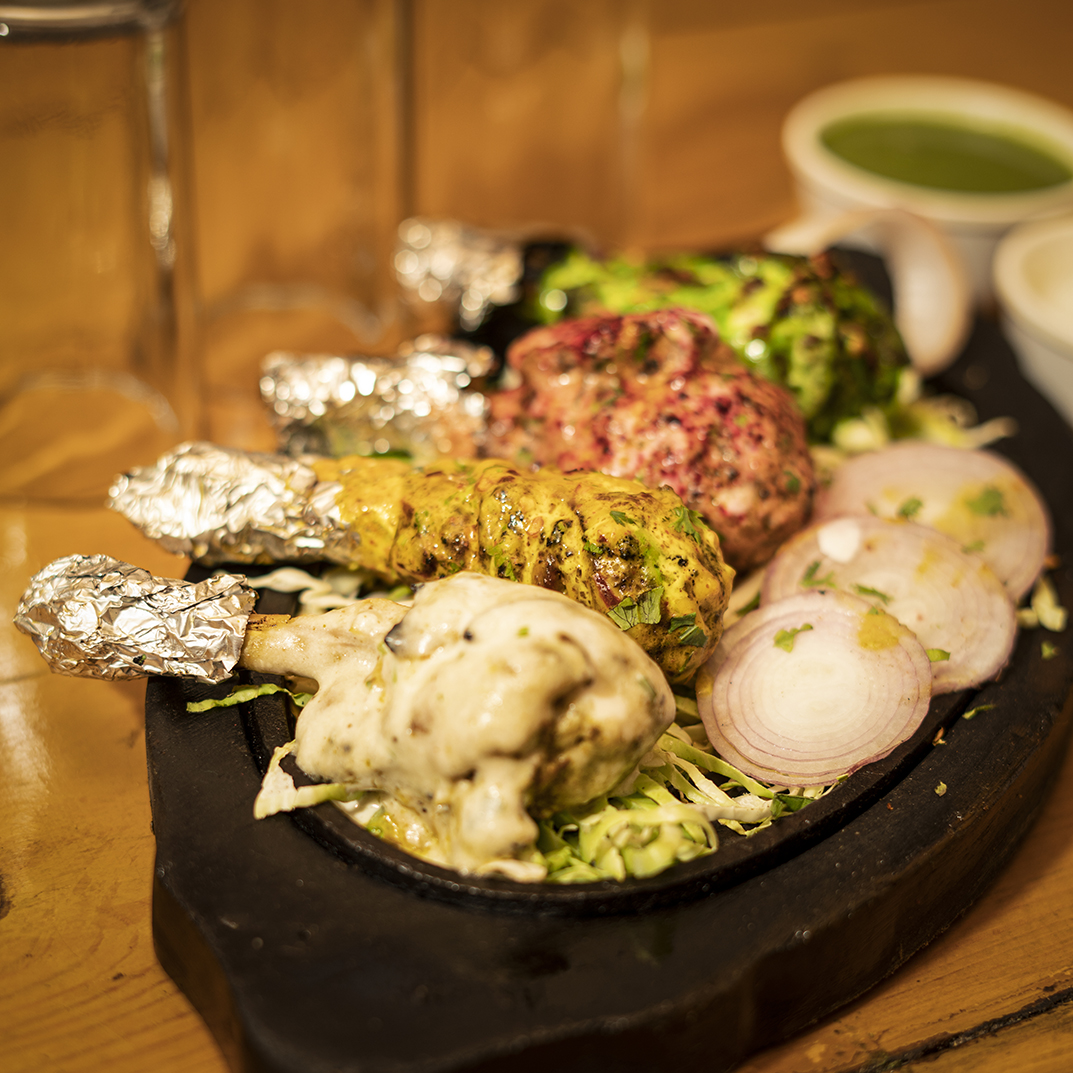 high-angle-view-food-table