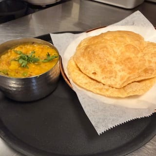 Puri with Chana Masala