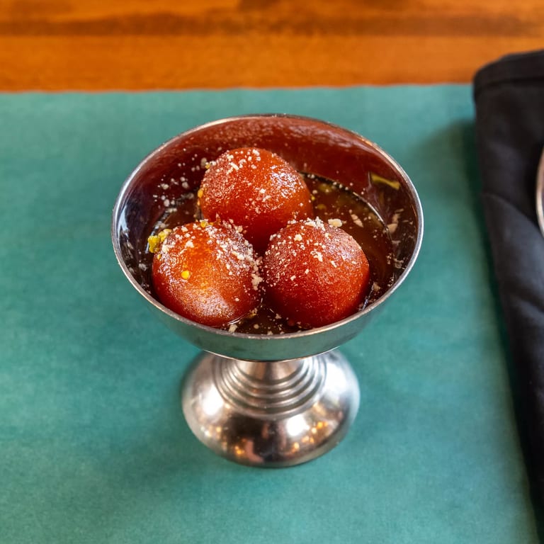 Indulge in our gulab jamun